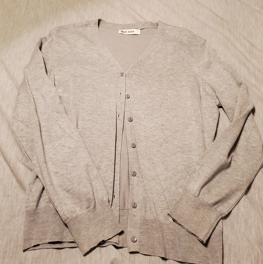 Gray Cardigan